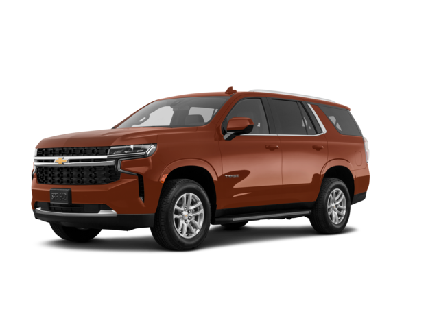2023 Chevrolet Tahoe LS, front three-quarter view, paint 1 of 8