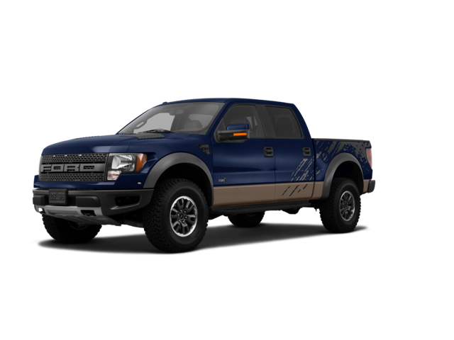 2011 Ford F-150 SVT Raptor, front three-quarter view, paint 1 of 8