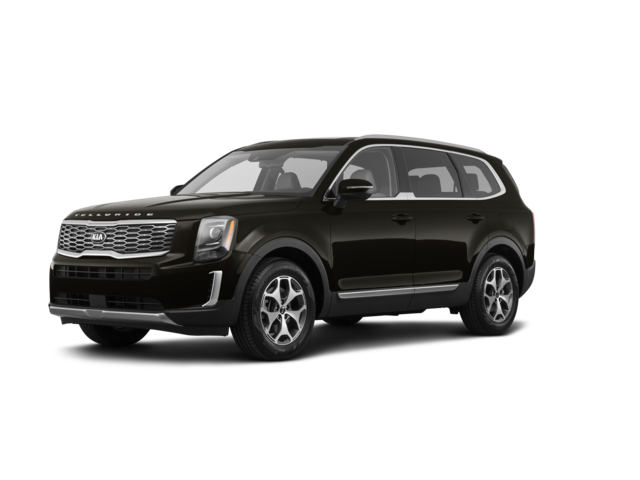 2020 Kia Telluride EX, front three-quarter view, paint 1 of 7