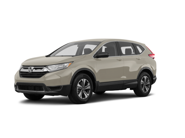 2019 Honda CR-V LX, front three-quarter view, paint 1 of 8