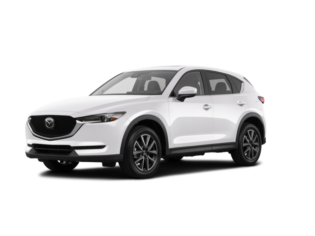 2017 Mazda CX-5 Grand Touring, front three-quarter view, paint 1 of 7