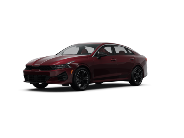 2024 Kia K5 GT-Line, front three-quarter view, paint 1 of 7