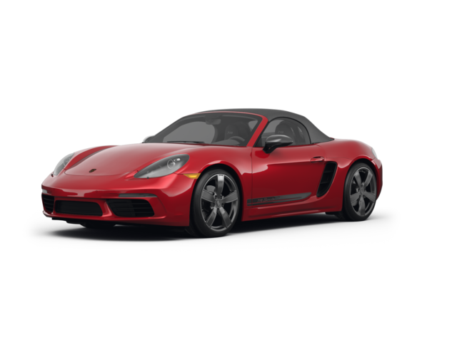 2023 Porsche 718 Boxster T, front three-quarter view, paint 1 of 8