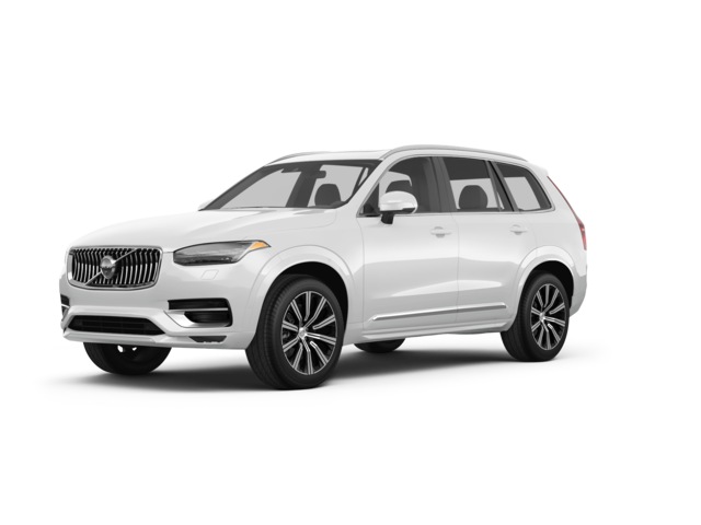 2023 Volvo XC90 B6 Core, front three-quarter view, paint 1 of 7