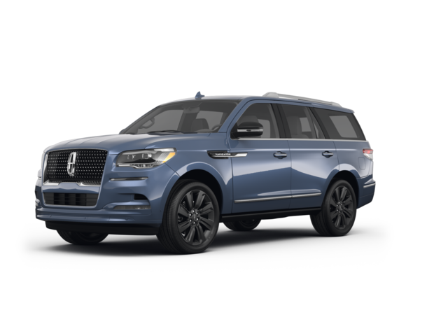 2022 Lincoln Navigator Reserve, front three-quarter view, paint 1 of 8
