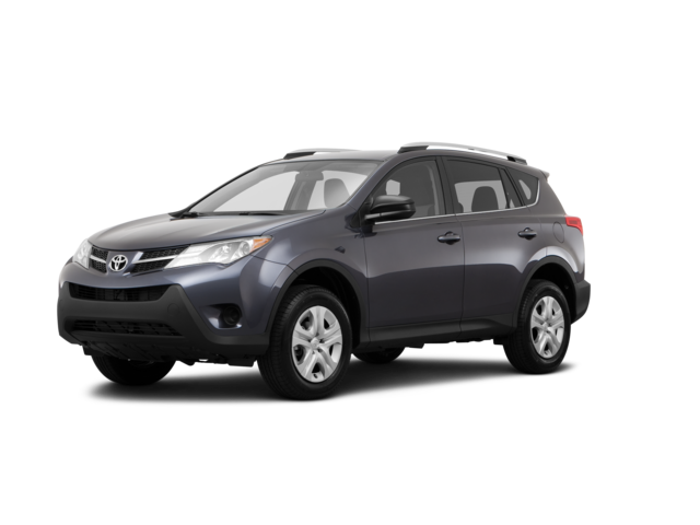 2014 Toyota RAV4 LE, front three-quarter view, paint 1 of 3