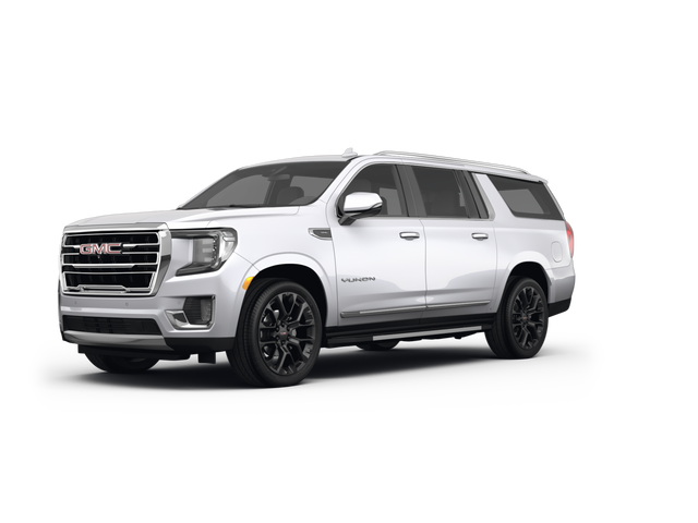2024 GMC Yukon XL SLT, front three-quarter view, paint 1 of 8