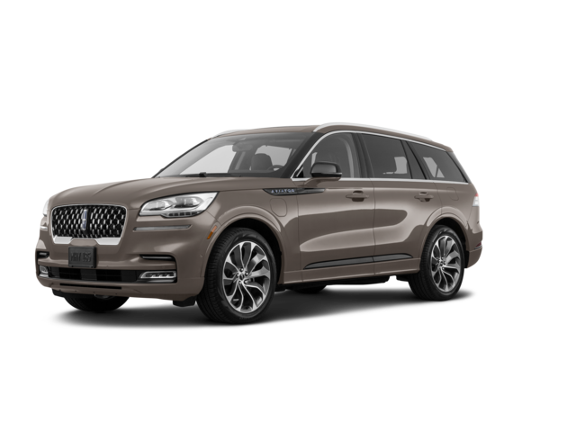 2020 Lincoln Aviator Grand Touring, front three-quarter view, paint 1 of 8
