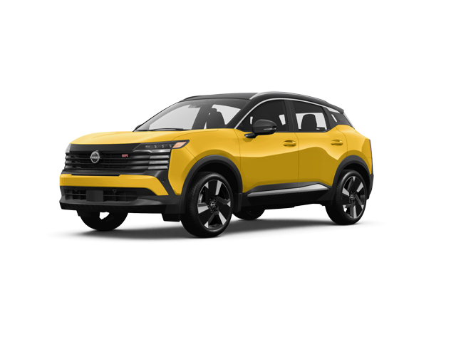 2026 Nissan Kicks SR, front three-quarter view, paint 1 of 8