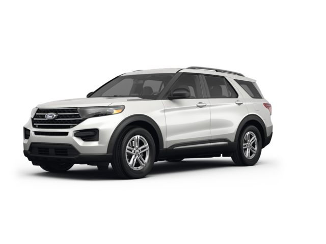 2022 Ford Explorer Base, front three-quarter view, paint 1 of 8