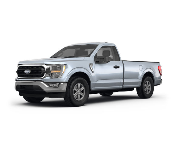 2022 Ford F-150 XLT, front three-quarter view, paint 1 of 8