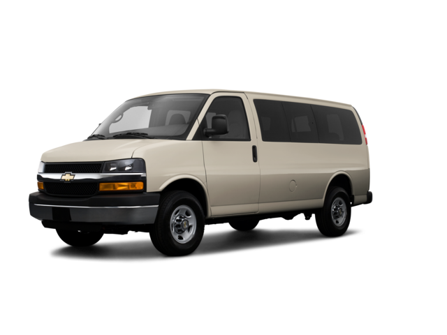 2009 Chevrolet Express 3500 LS 3500, front three-quarter view, paint 1 of 8