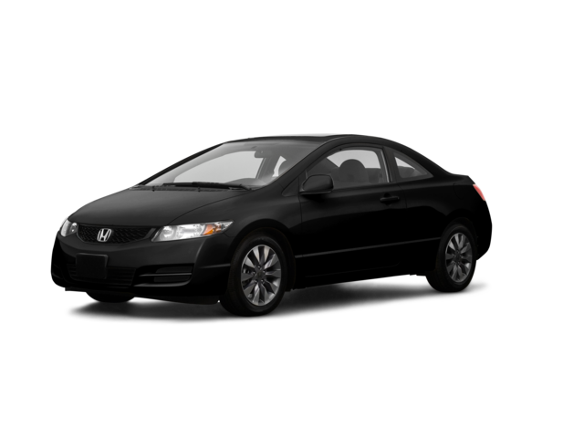 2009 Honda Civic EX, front three-quarter view, paint 1 of 8
