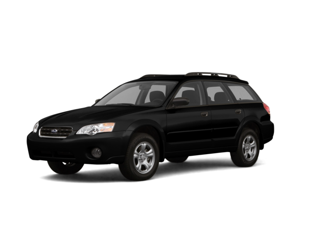 2007 Subaru Outback 2.5i Basic, front three-quarter view, paint 1 of 4