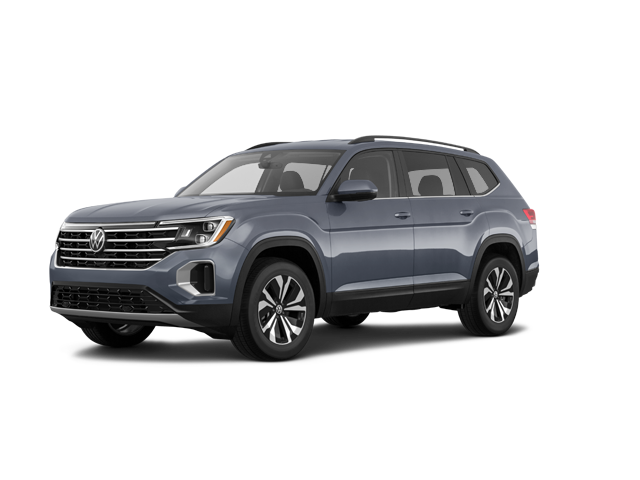 2025 Volkswagen Atlas SE, front three-quarter view, paint 1 of 5