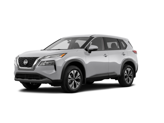 2022 Nissan Rogue SV, front three-quarter view, paint 1 of 8