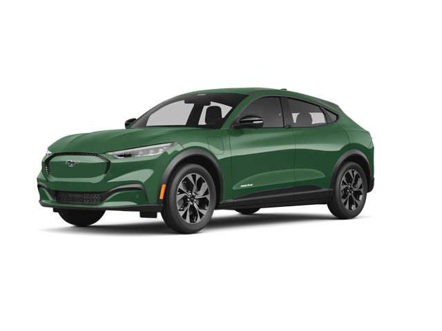 2025 Ford Mustang Mach-E Select, front three-quarter view, paint 1 of 8