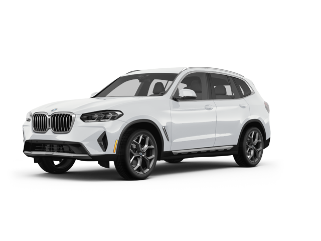 2024 BMW X3 sDrive30i, front three-quarter view, paint 1 of 8