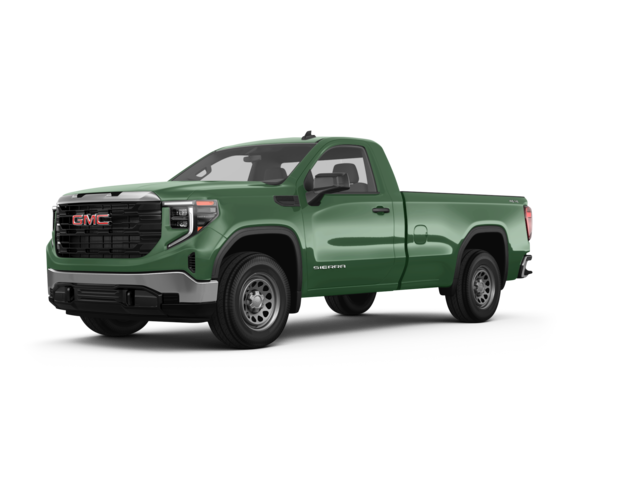 2024 GMC Sierra 1500 Pro, front three-quarter view, paint 1 of 8