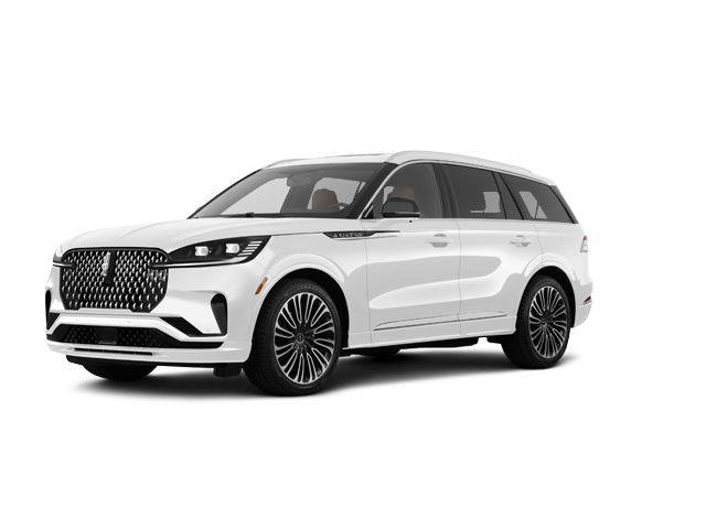 2025 Lincoln Aviator Black Label, front three-quarter view, paint 1 of 8