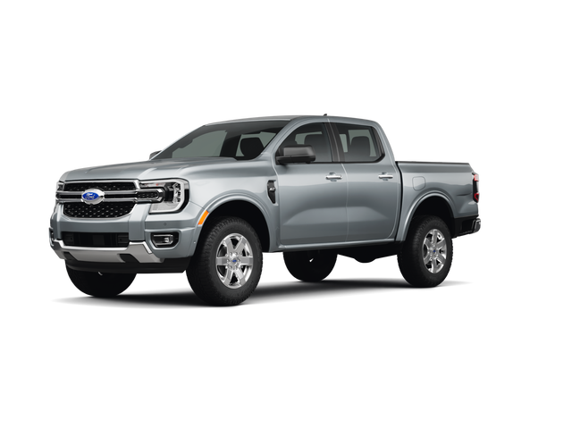 2024 Ford Ranger XLT, front three-quarter view, paint 1 of 8