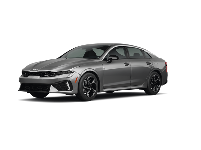 2026 Kia K5 GT-Line, front three-quarter view, paint 1 of 7
