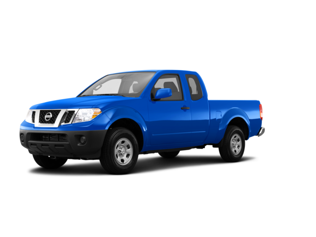 2014 Nissan Frontier S, front three-quarter view, paint 1 of 8