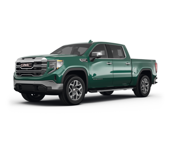 2023 GMC Sierra 1500 SLT, front three-quarter view, paint 1 of 8