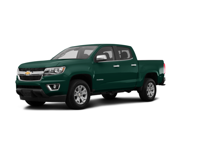 2017 Chevrolet Colorado LT, front three-quarter view, paint 1 of 8