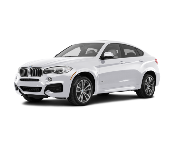 2016 BMW X6 xDrive50i, front three-quarter view, paint 1 of 8