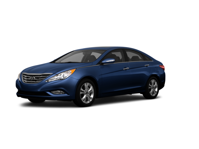 2011 Hyundai Sonata Base, front three-quarter view, paint 1 of 8