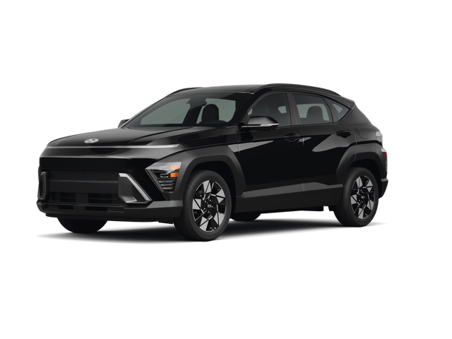 2024 Hyundai Kona SEL, front three-quarter view, paint 1 of 8