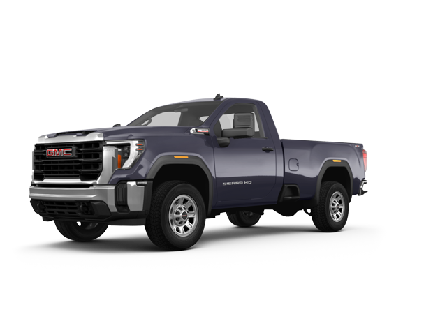 2025 GMC Sierra 3500 HD AT4, front three-quarter view, paint 1 of 7