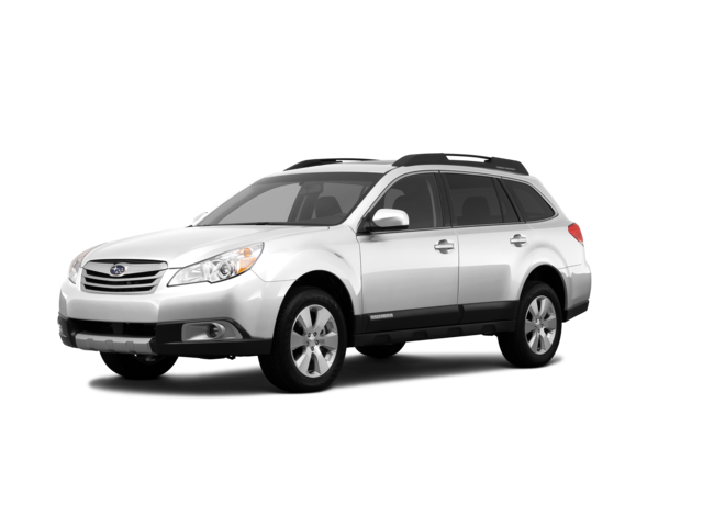 2012 Subaru Outback 2.5i, front three-quarter view, paint 1 of 8