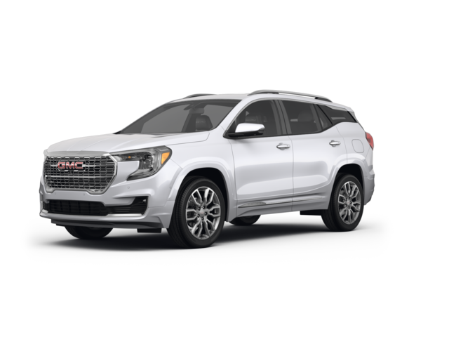 2023 GMC Terrain Denali, front three-quarter view, paint 1 of 8