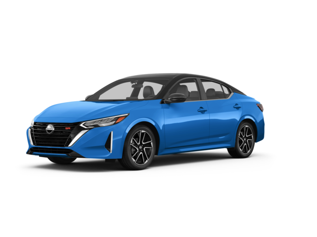 2024 Nissan Sentra SR, front three-quarter view, paint 1 of 8