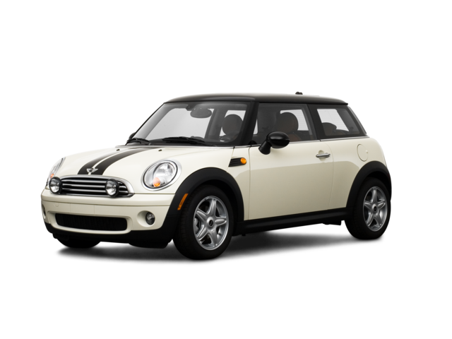 2009 MINI Cooper Base, front three-quarter view, paint 1 of 8