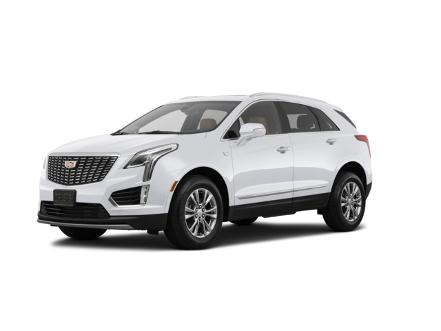 2020 Cadillac XT5 Premium Luxury, front three-quarter view, paint 1 of 8