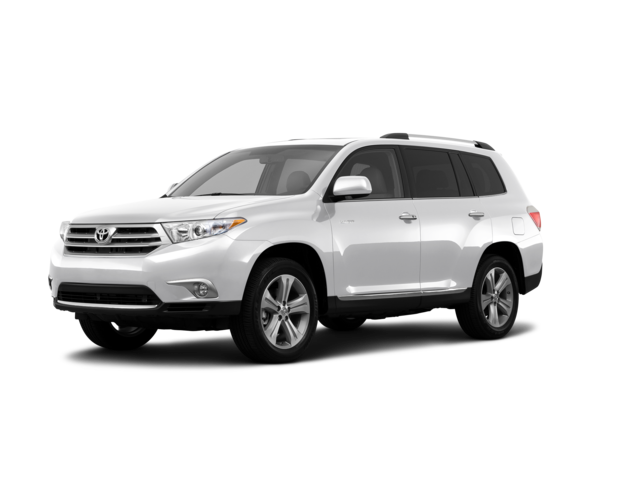 2013 Toyota Highlander Base, front three-quarter view, paint 1 of 8