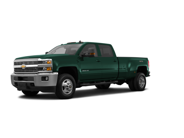 2015 Chevrolet Silverado 3500 HD LT, front three-quarter view, paint 1 of 8