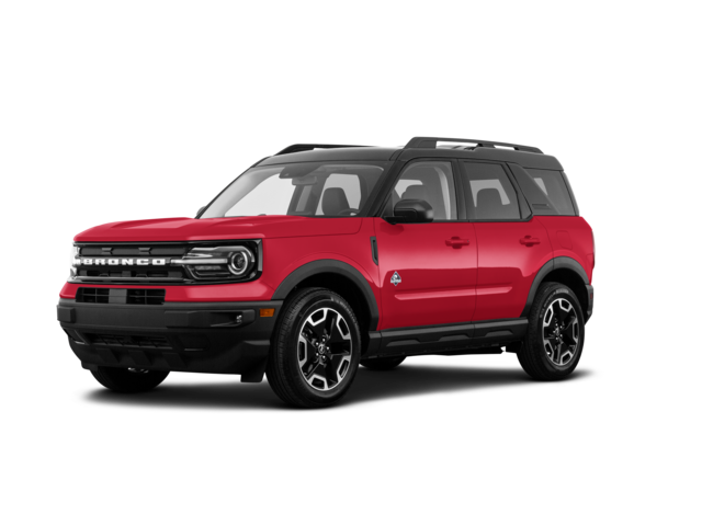 2021 Ford Bronco Sport Outer Banks, front three-quarter view, paint 1 of 8