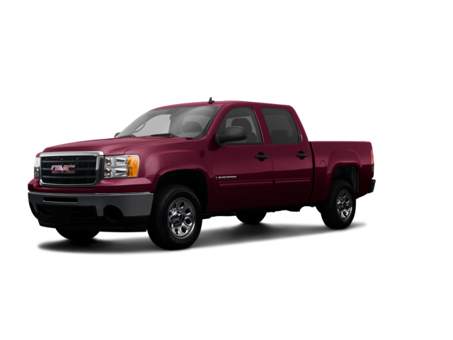2009 GMC Sierra 1500 Base, front three-quarter view, paint 1 of 8