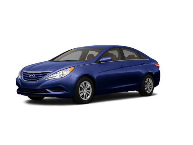 2011 Hyundai Sonata GLS, front three-quarter view, paint 1 of 8