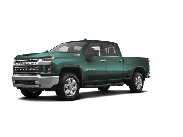 2022 Chevrolet Silverado 2500 HD LTZ, front three-quarter view, paint 1 of 8