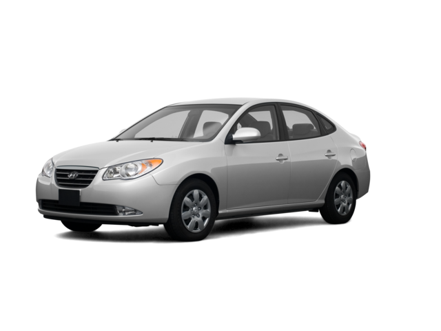 2008 Hyundai Elantra GLS, front three-quarter view, paint 1 of 8