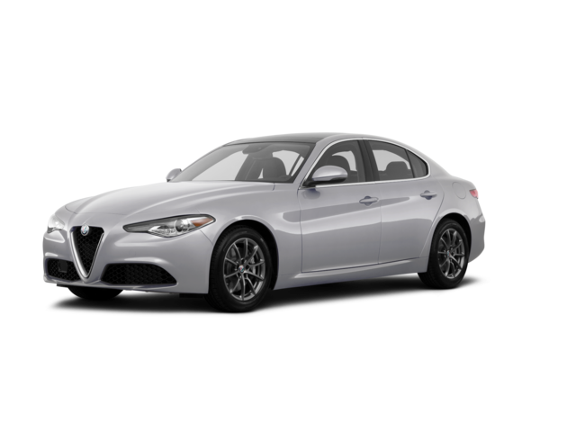2019 Alfa Romeo Giulia Sport, front three-quarter view, paint 1 of 8