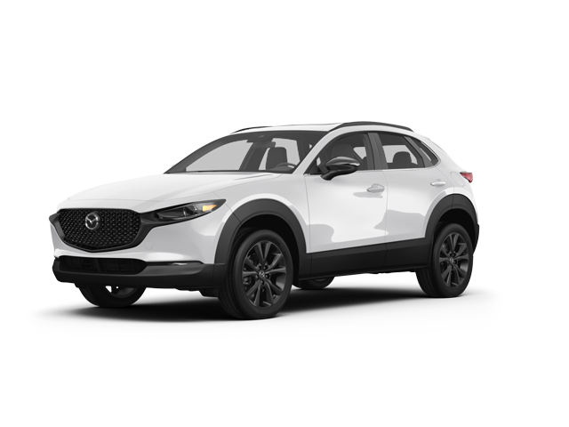 2025 Mazda CX-30 2.5 Turbo Premium, front three-quarter view, paint 1 of 8