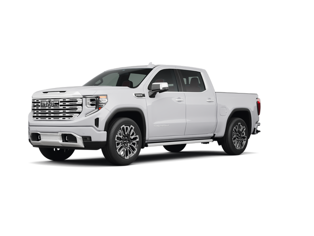 2025 GMC Sierra 1500 Denali Ultimate, front three-quarter view, paint 1 of 8
