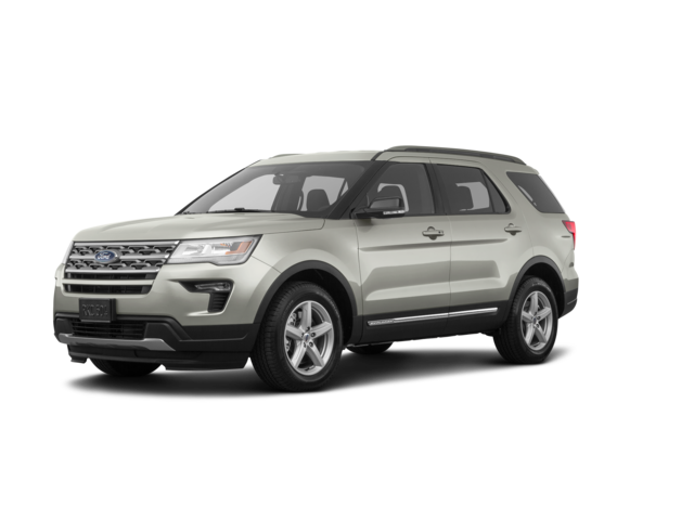 2019 Ford Explorer Base, front three-quarter view, paint 1 of 8