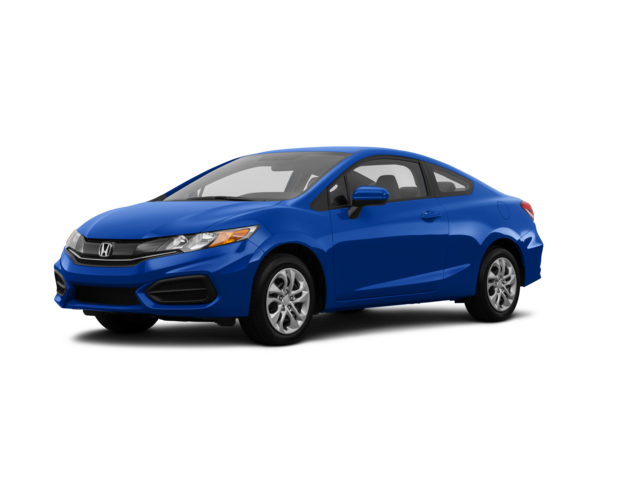2014 Honda Civic LX, front three-quarter view, paint 1 of 8
